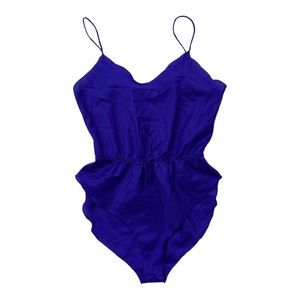 Petra Fashions Vintage Textured Spaghetti Strap Bodysuit